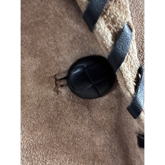 The Limited Collection Leather Jacket Womens L Brown Western Blazer Whipstitch - Picture 7 of 15